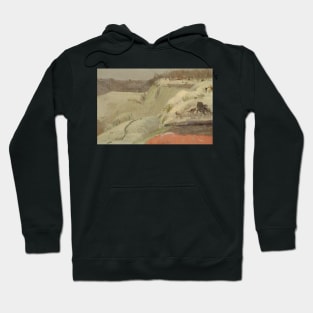 Niagara Falls in the Snow, Seen from Goat Island by Frederic Edwin Church Hoodie